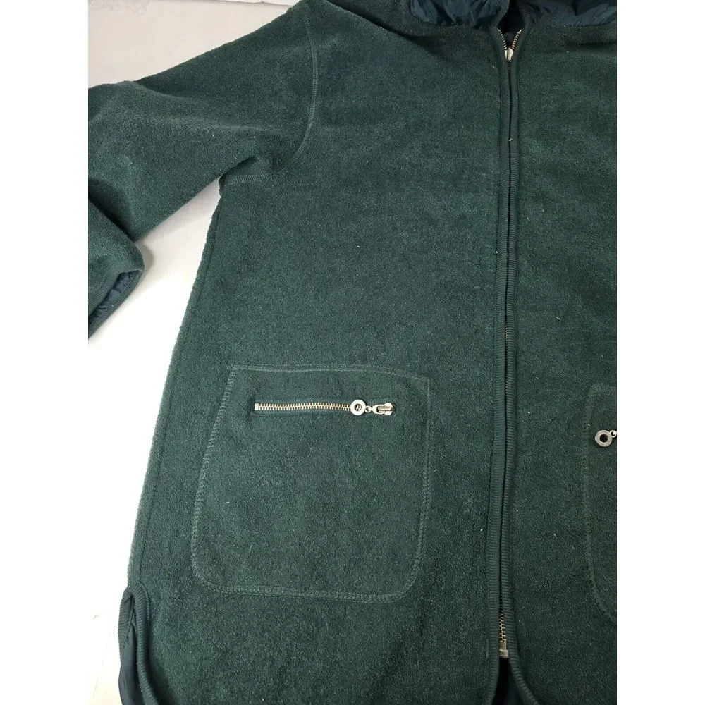 Vtg 80s 90s Reversible Winter Windbreaker Lined‎ Coat XL Jacket Polyester Pocket